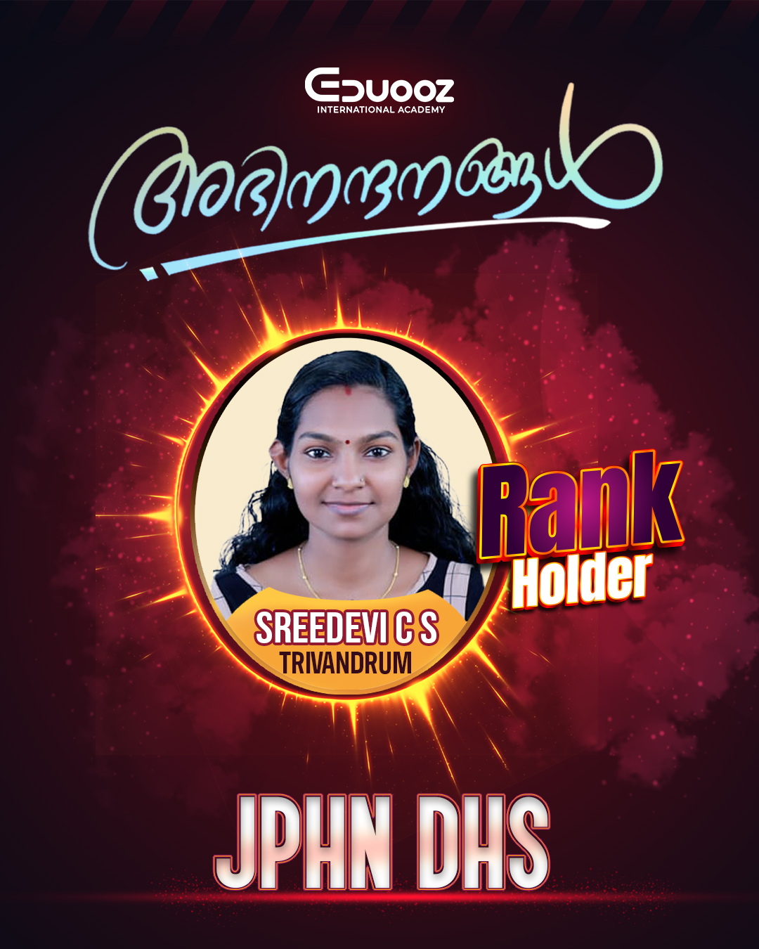 Rank holder portrait: Sreedevi C S.jpg